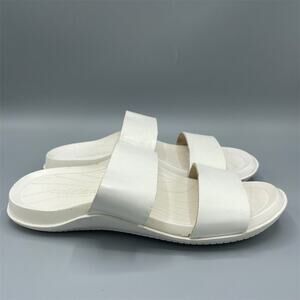 Cool Planet by Steve Madden Women's Slide Sandals Size 7 Minimalist Libraa Ivory